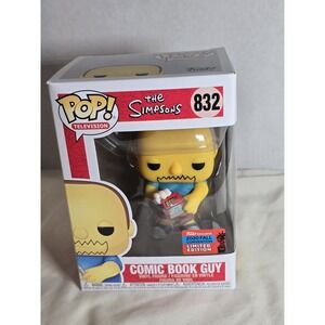 Funko Pop! Vinyl: The Simpsons - Comic Book Guy - New York Comic Con Hot...